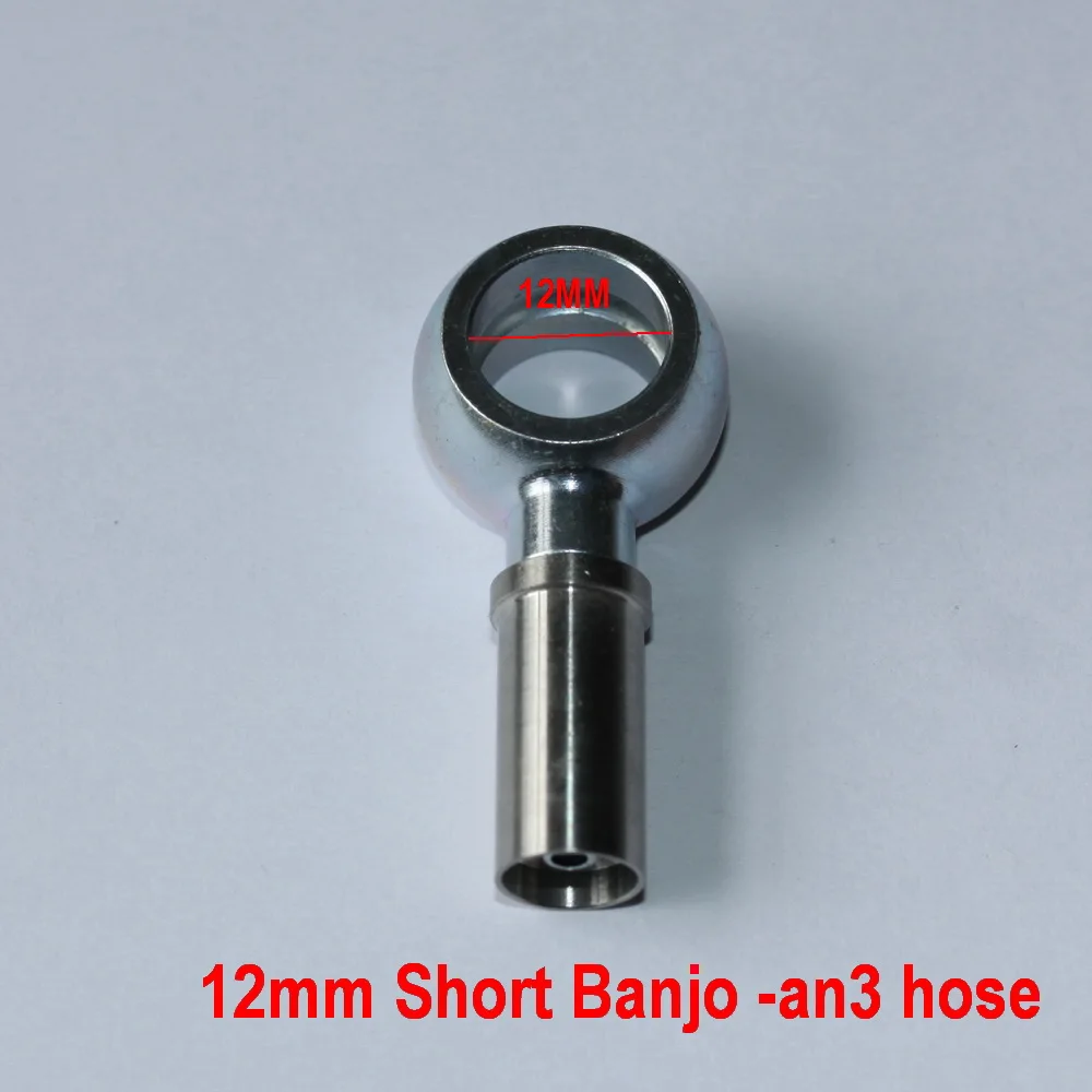 

12mm Banjo Fitting For Motorcycle Motor Bike Hydraulic AN3 Braided Brake Clutch Oil Hose Line