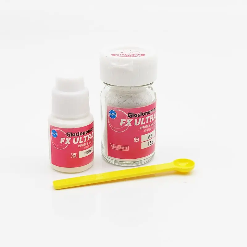 

Dental SHOFU Pink Diamond Glass lonomer Cement Deciduous Teeth Quickly Rapid Filling Restoration Material FX ULTRA Glass lonomer