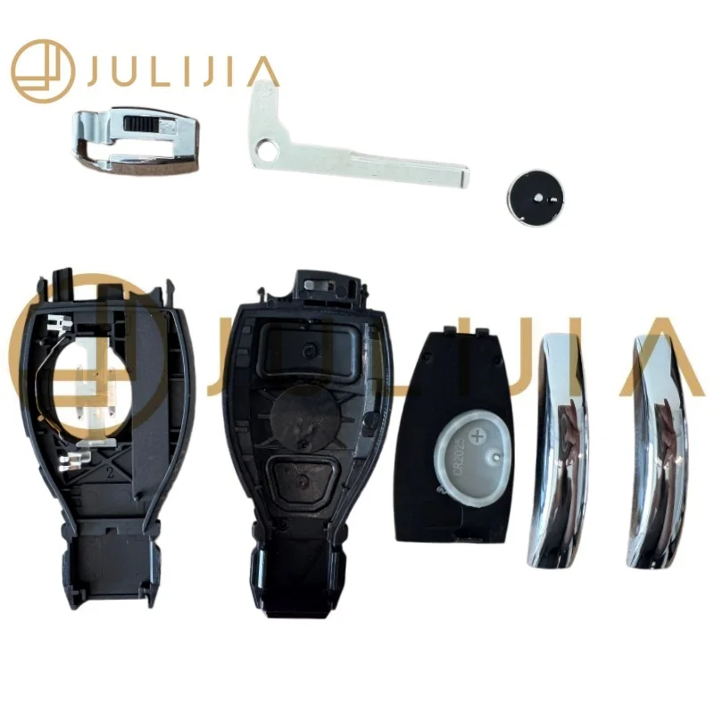 

JULIJIA For Mercedes Benz Car Key Shell 3 Buttons 2 Buttons 2000+ NEC BGA W203 W211 W204 B C E R S CL GL SL CLK SLK Key Shell