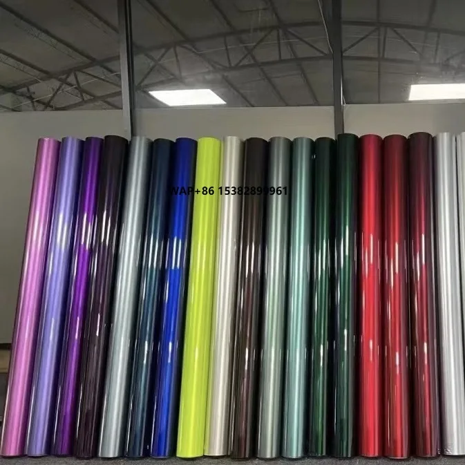 

Factory Price Auto Sticker Vinyl Car Wrap 1.52*18M Matte Glossy Roll Film Air Bubble Free Color Changing Protective Vehicle