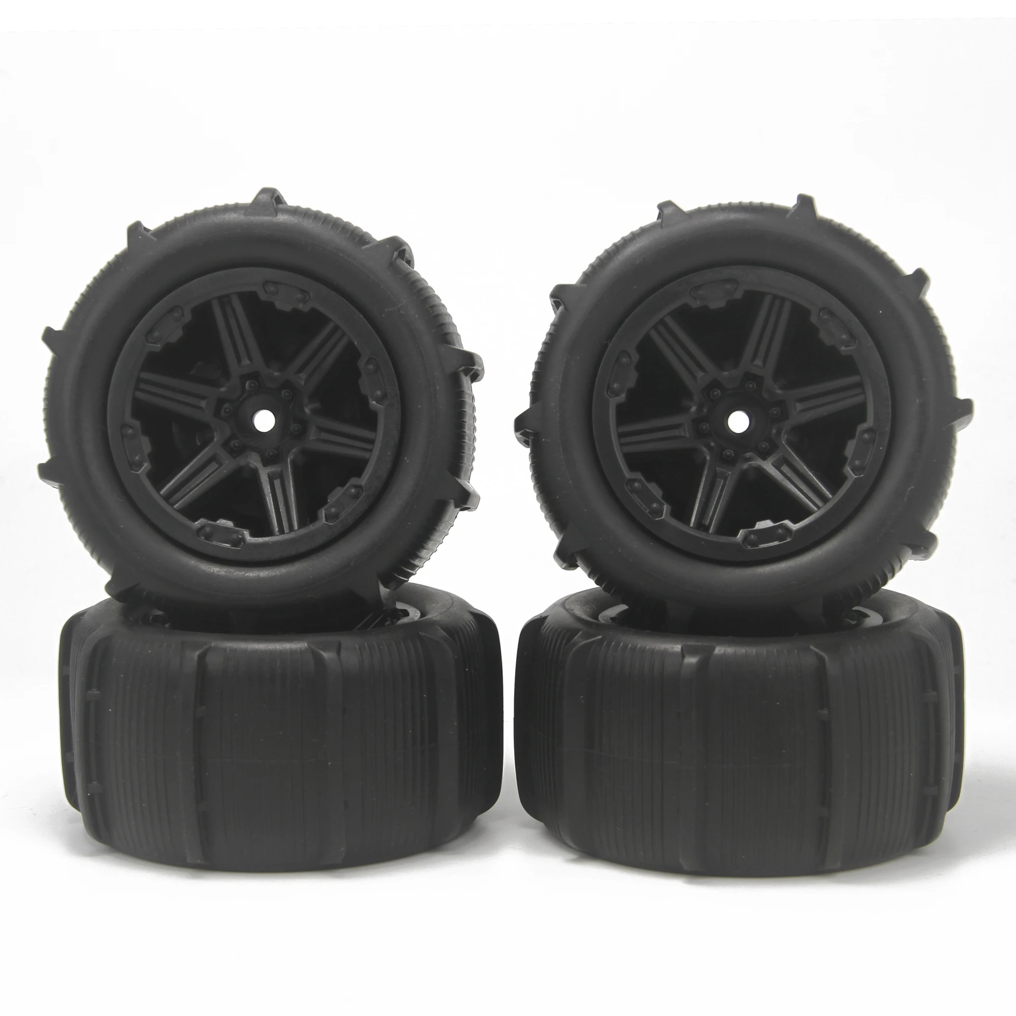 4PCS 85mm Skidproof Tire 12mm Hex Hub Rubber Tyre for  for 1/12 1/14 RC Car Buggy HBX 16889 16890 WLtoys 144001 144010 SCY 16101
