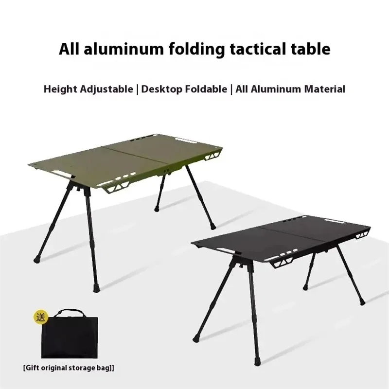 

Portable Ultralight Aluminum IGT Table Outdoor Multifunctional Foldable Camping and Picnic for Kitchen Exterior Use