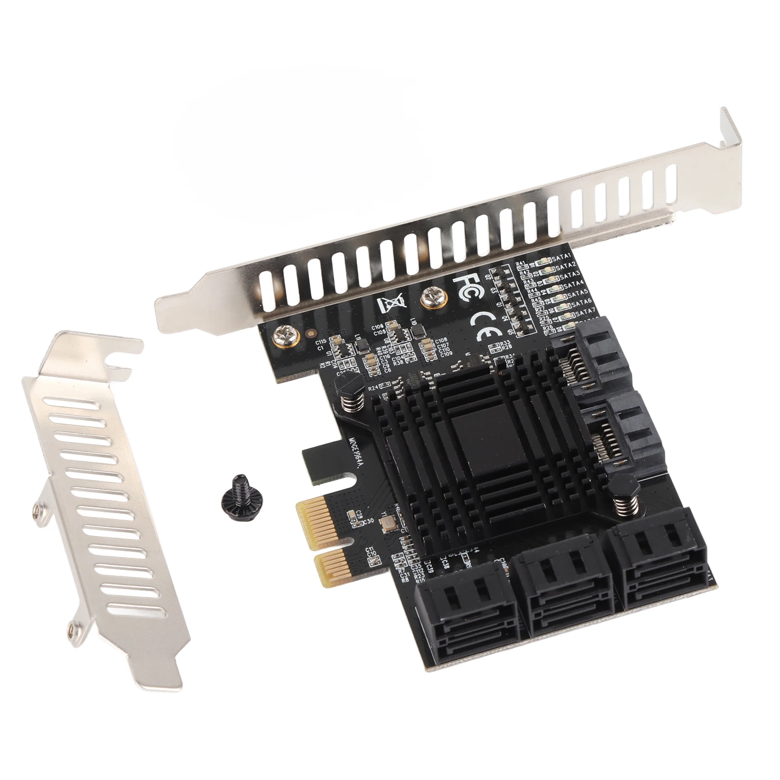 PCIE Card Convenient Practical Computer Accessories Stable Heat Dissipation 8 Ports for OS X for  2003 for  Server