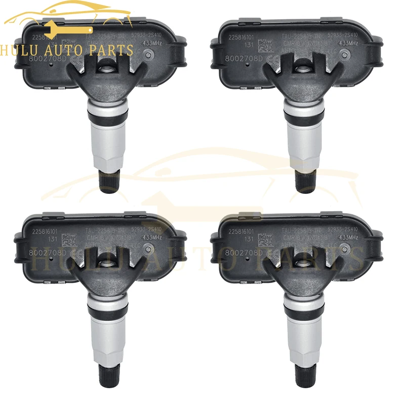 1/4X 52933-2S410 52933-2S400 per 2013-2015 Hyundai Ix35 [LM] Tucson TPMS sensore di pressione dei pneumatici 433MHZ sensore di sistema di