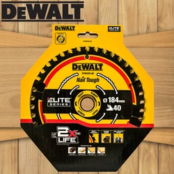 DEWALT DT90259 2X Life Circular Saw Blade 184MM*40T Teeth Multipurpose Woodworking Cutting Disc Tool Parts Attachments