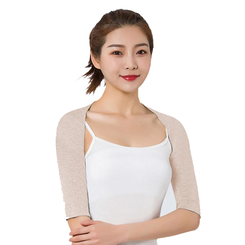 Winter Warmer Self-heating Cotton Shoulder Support Heat Body Shaper Corset Shoulder Pads Vest Women Arm Compression Sleeve Gear