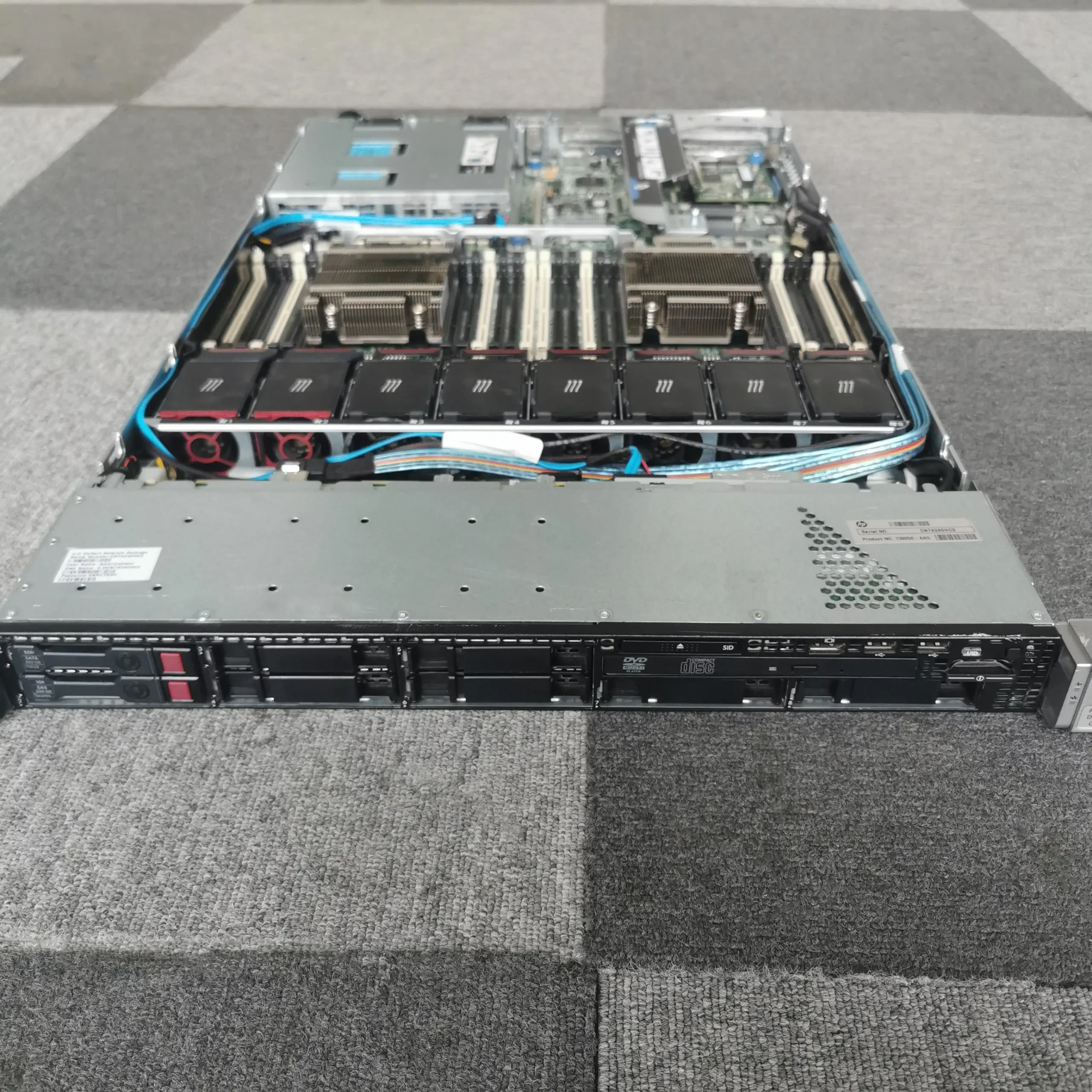 Dl360p G8 Gen8 X79 E5-2680V2 R620 1U Server 460W Single Power