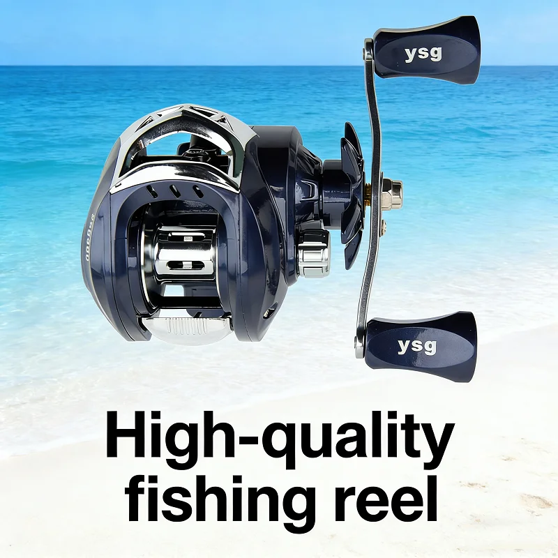 Carrete Baitcasting agua salada alta velocidad recogida derecha - imagen 3