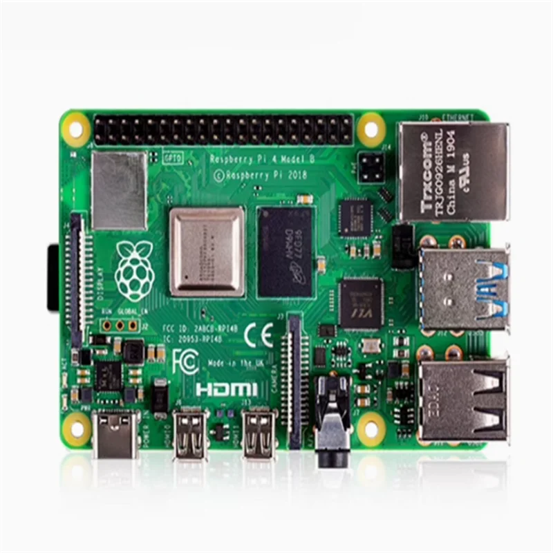 Raspberry Pi 4 Model B 1 GB 2 GB 4 GB 8 GB RAM Cortex-A72 ARM v8 64-bit SoC 1,5 GHz Gigabit Ethernet WiFi BLE 4K Video RPi 4B Pi4