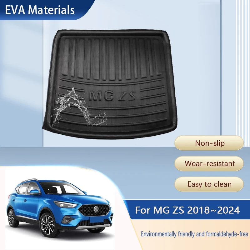 

Car Rear Trunk Mats For MG ZS ZX EZS Plus Astor ZST 2018~2024 Anti-dirty Pads EVA Trunk Matt Carpets Mud Tapis Car Accessories