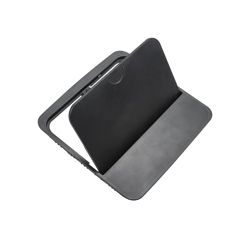 1PC Multi-Functional Lockable Storage Center Console For Ford Ranger 2023 2025 Easy Install Truck Hidden Organizer Black