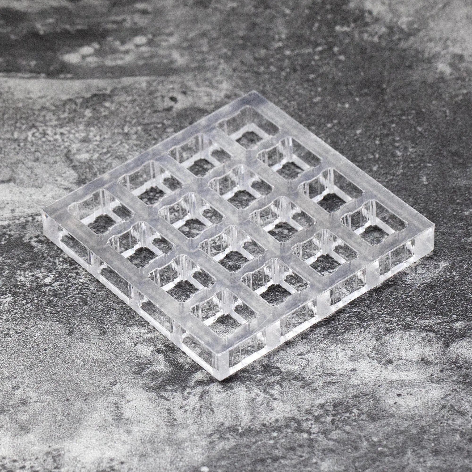 Acrylic Switch Tester 2x2 3x2 4x4 7x7 9x9 clear housing for cherry red black brown silent red speed silver TTC Kailh Outemu HMX