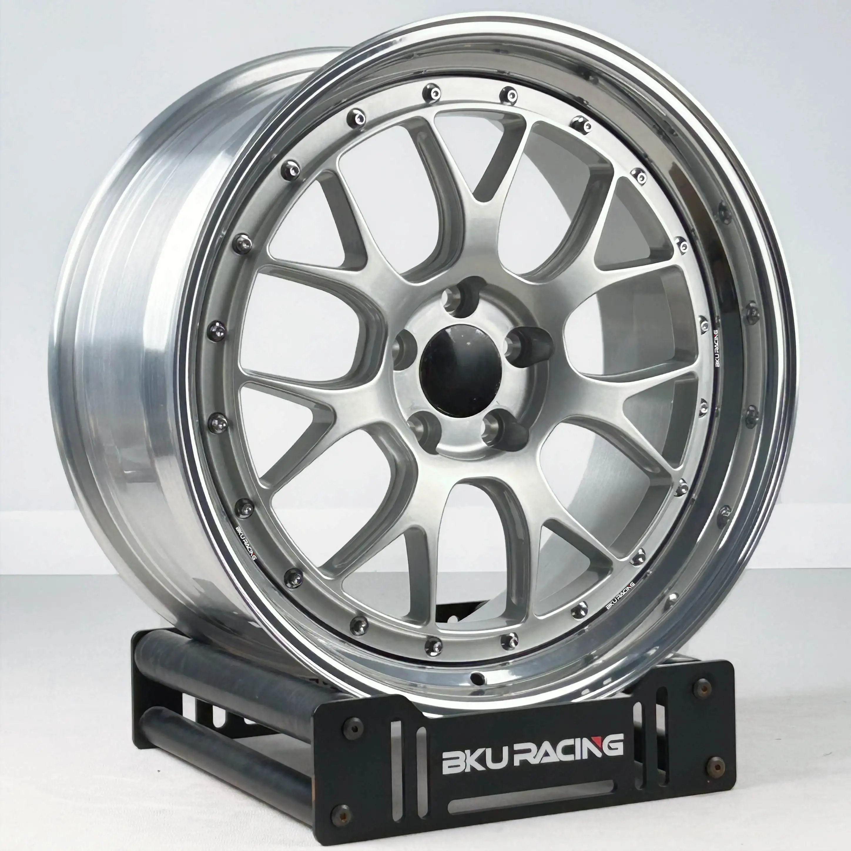 عجلات مزورة مكونة من قطعتين لبورشه 997 991 992 964 توربو 911 996 18 19 20 21 بوصة سبيكة 5x130 E88 عجلات #4