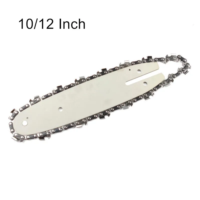 

Durable 10/12 INCH Chains And Guides Set Guide Plate For 10/12 Inch Mini Pruning Saw Electric Saw ChainSaw Accessories