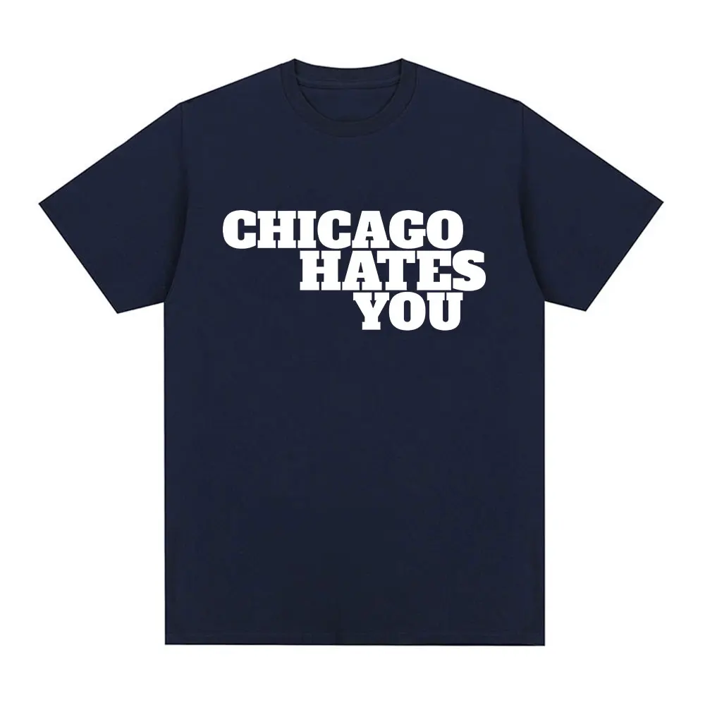 Rapper Chief Keef Chicago odia lo stesso stile T-shirt da uomo Moda Hip Hop T-shirt oversize T-shirt casual in cotone a maniche corte