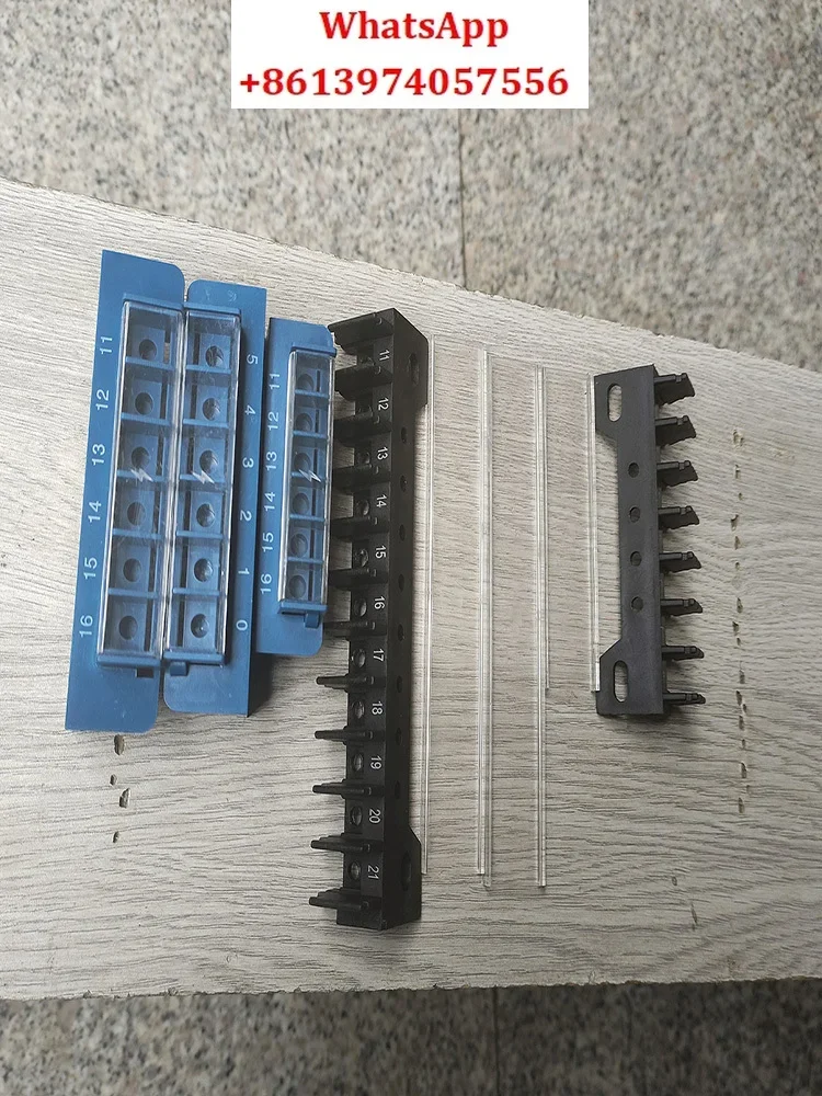 10 pieces  wiring terminal panel installation end PM series guide rail end transformer end baffle free combination