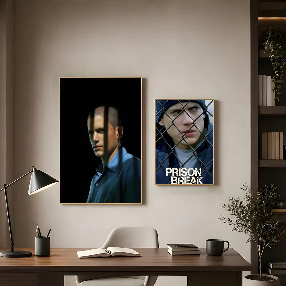 1pc P-Prison B-Break Poster Modern Interior Wall Decor & Trendy Home Highlights