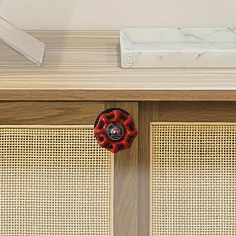 Beicai Loft-Schrankgriffe aus schwarzem Metall im Retro-Amerikanischen Industriestil, Schubladenknöpfe und -griffe für Möbelbeschläge. – Detail 6
