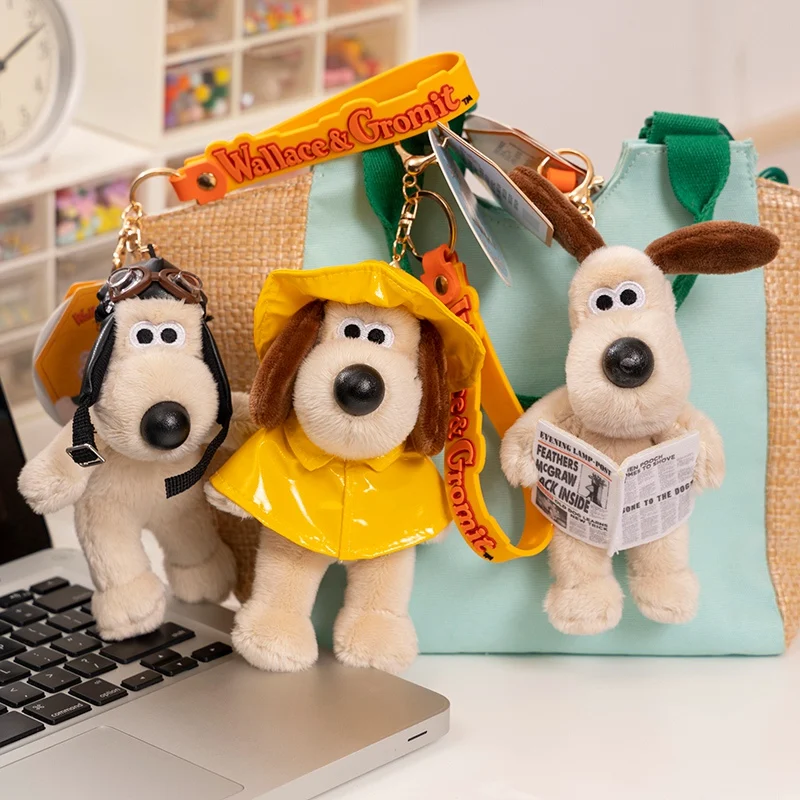 Original Wallace and Gromit Plush Toys Cartoon Dog Kawaii Bag