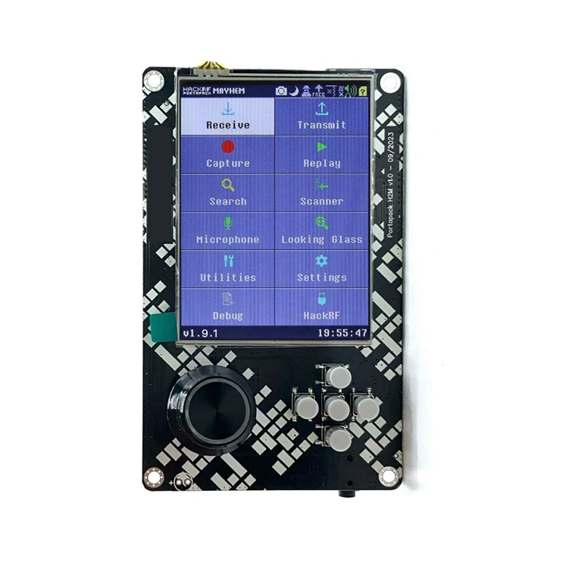 Плата расширения Portapack H2M MAX2839 10,00 МГц TCXO, аналоговая GPS-сборка для Hackrf One R9 V2.0.0 SDR радио, прочная и легкая установка