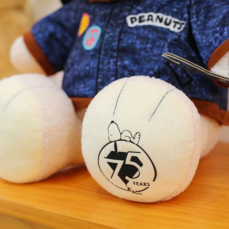 Miniso Kawaii 35cm Snoopy traductor piloto mantenimiento juguete de peluche adornos de habitación niños regalo de cumpleaños regalo de Navidad