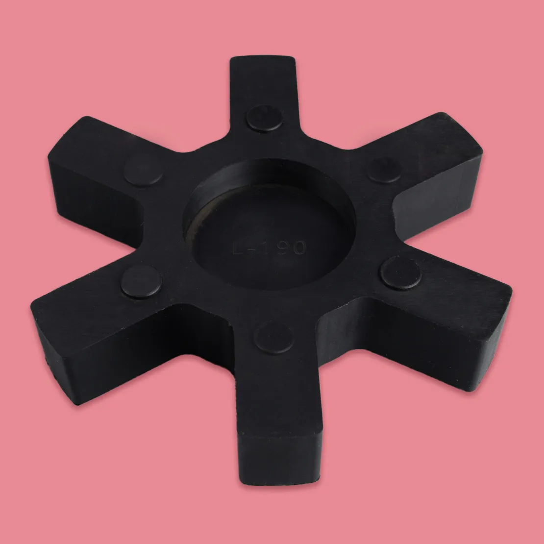 

L190 Flexible Rubber Spider Insert Black Fit For Lovejoy L-Jaw Coupling L-190