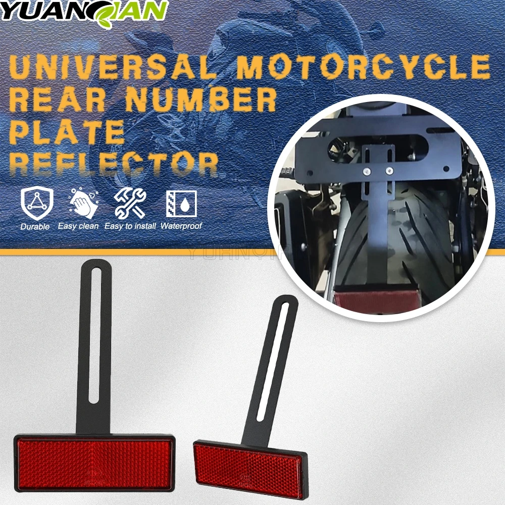 

For Honda CRF300L RALLY CRF300RX CRF300RL CRF300 CRF 300 L RL Motorcycle Accessories License Plate Holder Extend Reflector