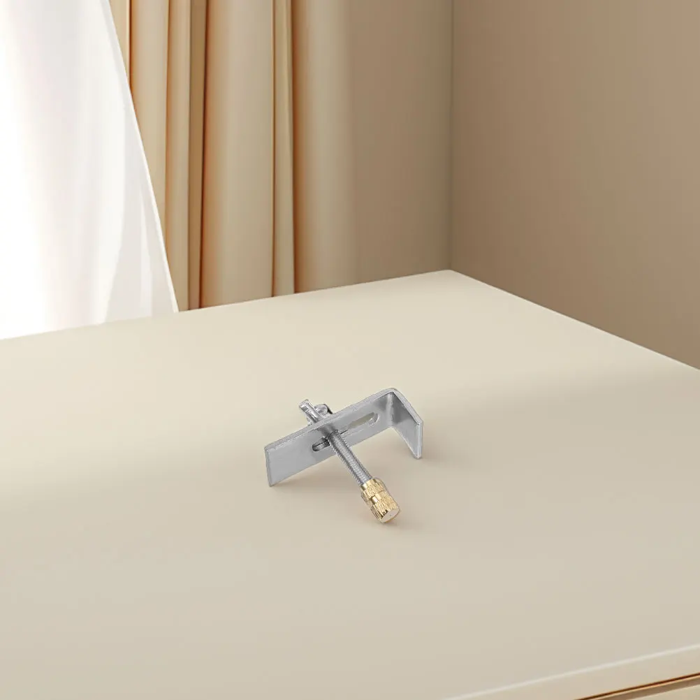 

2 Sets Undermount Sink Clips Heavy Duty Support Brackets Kitchen Bathroom Sinks Mounting Screws Copper Iron Material Durable