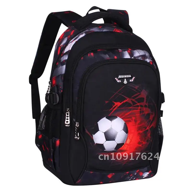 Mochila escolar de fútbol con estampado, Mochila de Anime para niños, bolsa de viaje, mochilas escolares de fútbol para niños y adolescentes, Mochila Escolar Infantil Menino