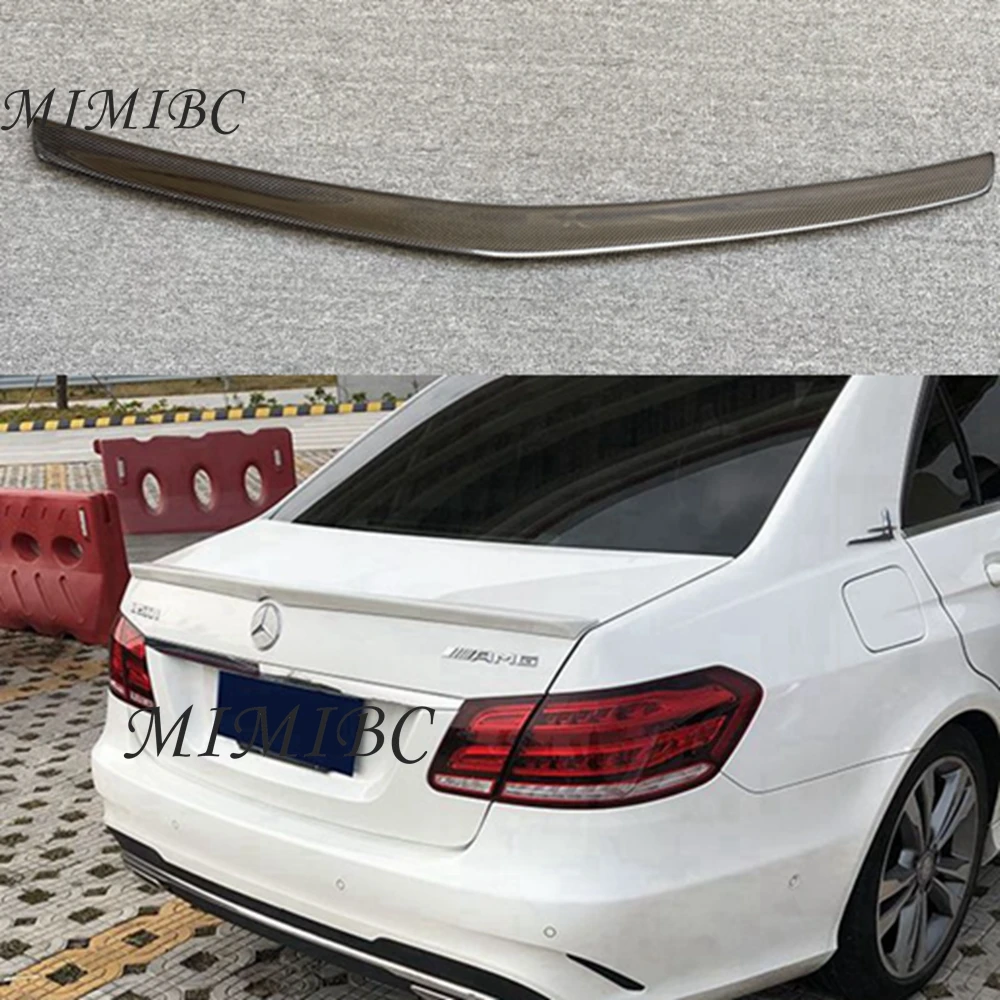 

FOR Mercedes-Benz E-Class W212 4Door Sedan AMG Style Carbon Fiber Rear Spoiler Trunk Wing 2009-2019 FRP Forged carbon