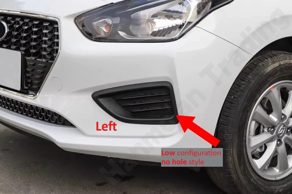 

Для Hyundai Accent/Reina 2017-2020: Основание рамки передней противотуманной фары / Защитный кожух передней противотуманной фары / Крышка противотуманной фары бампера / Автозапчасти