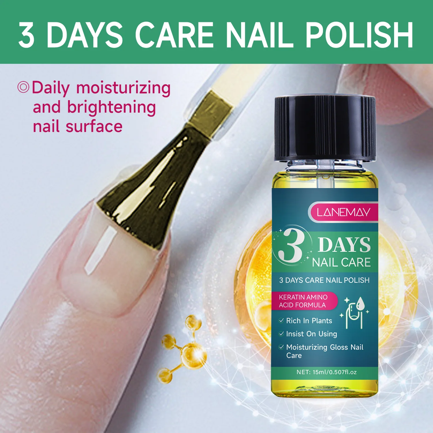 زيت مغذي للأظافر زيت العناية بالأظافر يزيد من اللمعان ويمنع الجفاف وتكسير ترطيب الأظافر للتقليم