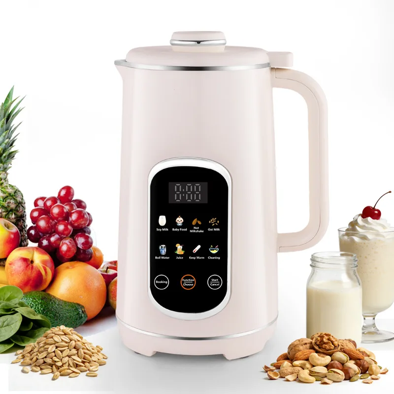 Nut Milk Maker Automatic Nut Milk Maker Soy Milk Maker for Almond Oat Fruit Blender Automatic Heated Programs Machine