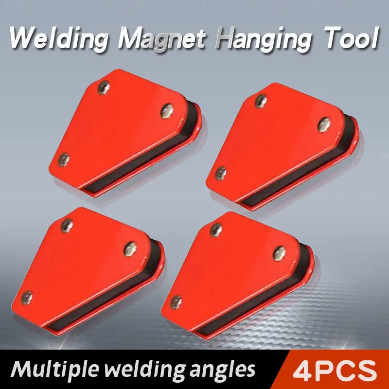 4pcs  Welding Magnet Hanging Tool 10LBS Soldering Tool Welding Tool Welding Holder Ferrous Object Holder Assembly Accessory