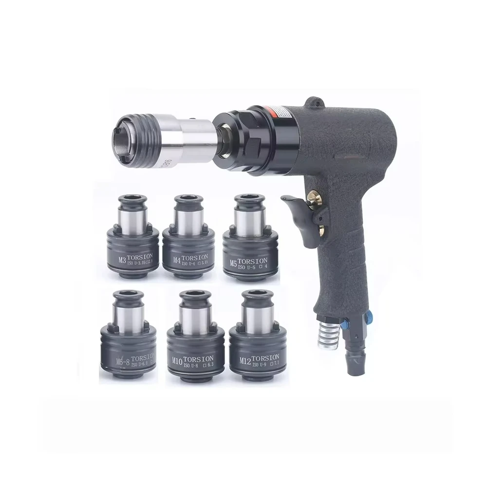 

804 M6 M8 M10 Pneumatic Riveting Nut Tool Set Pneumatic Riveting Gun Self-Locking Riveting Gun for round aluminum nuts
