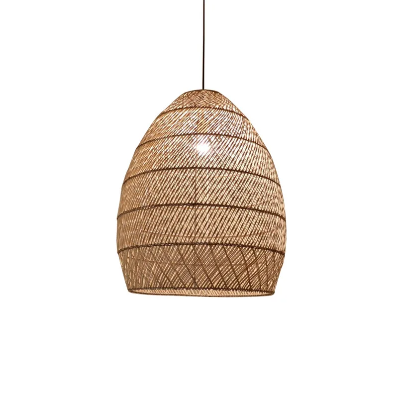 

South East Asia Bamboo and Rattan Weaving Art Chandelier Restaurant Clothing Store