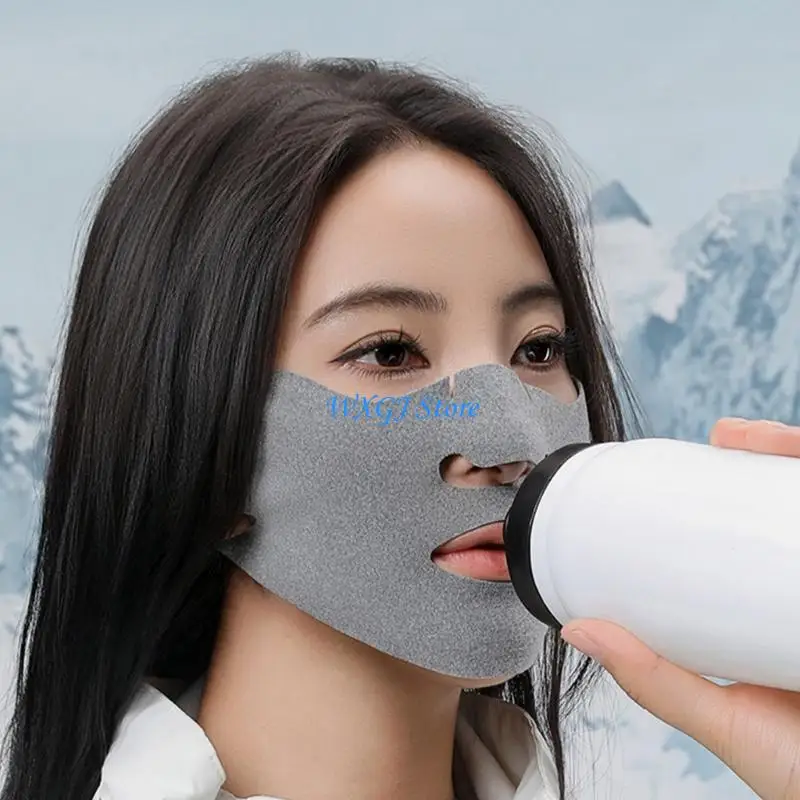 

37JE Stretchable Face Mask Sun Protections Windproof Design Light Weight For Biking