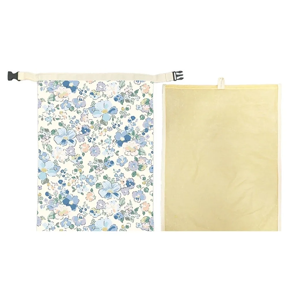 Reusable Beeswax Bread Bags Organic Linen Beeswax Coated Sourdough Bread Bags Large Capacity Freshness Preservation
