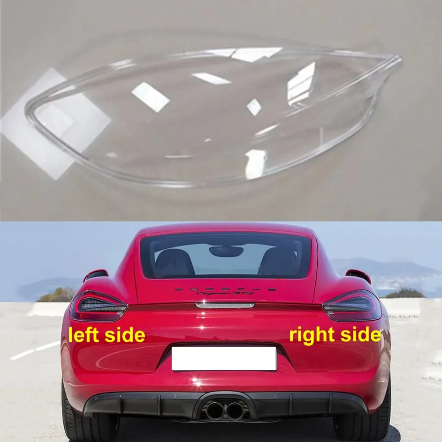 

For Porsche Cayman 981 GTS Rear Taillight Shell Tail Lamp Cover Brake Lights Mask Replace The Original Lampshade