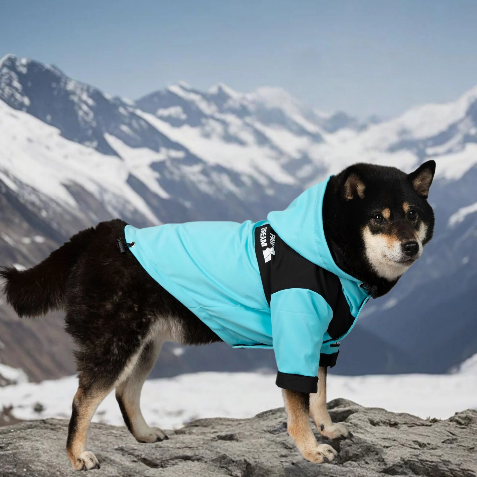 Waterproof Dog Rain Coat Jacket for Medium to Large Dogs Puppy Outdoor Pet Clothing Fashionable Fans Design S-5XL Sizes - view 4