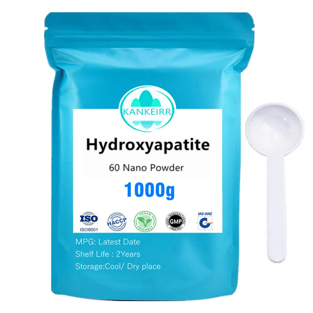 Uso de grado alimenticio para pasta de dientes, 100% hidroxiapatita pura, 60 en polvo