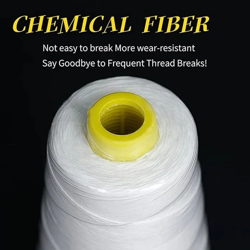 

White Woven Bag Sealing Thread 180g - Polypropylene Packing String for Fertilizer/Cement/Grain | Industrial Sewing Machine Spool