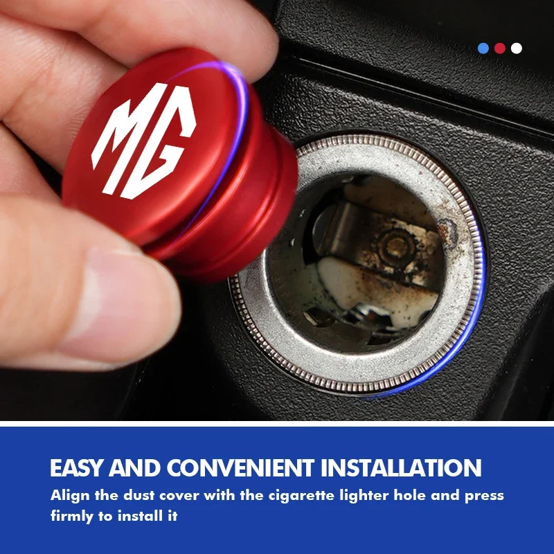 

Car Cigarette Lighter Socket Dustproof Cover Cap For MG HS ZS MG3 MG5 MG6 MG7 GS Hector Accessories