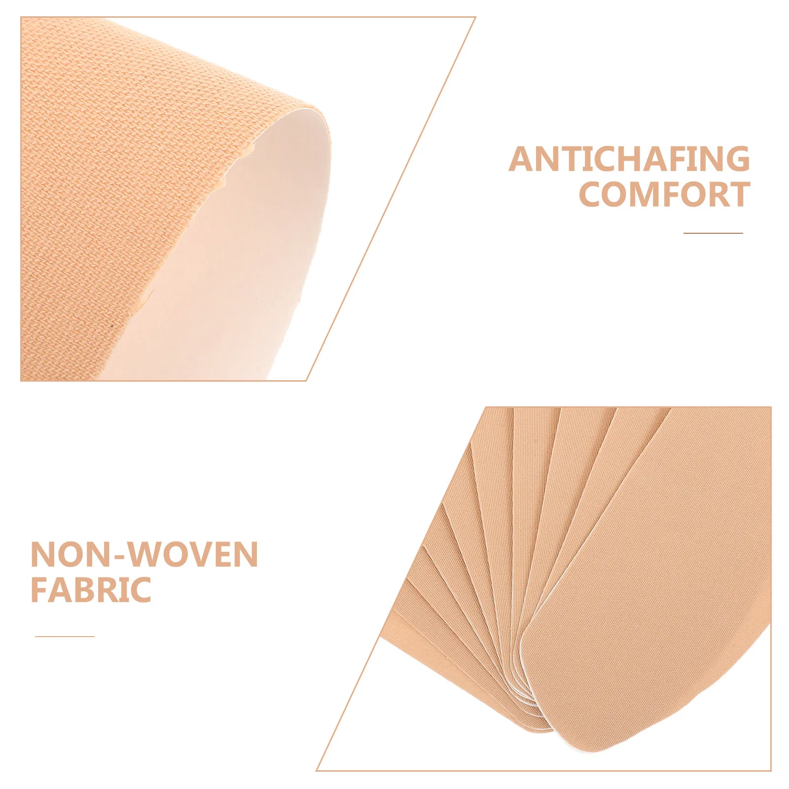 10Pcs Anti Chafing Thigh Inner Patch Invisible Sweat Proof Friction Protection Pads Non Woven Breathable Thigh Rub Prevention