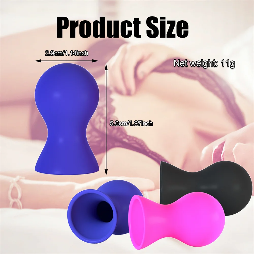 Nipple Sucker Breast Massager G Spot Clitoris Stimulator Nipples Suction Chest Masturbation Bdsm Soft Sex Toys for Woman Couples