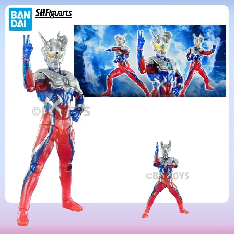 

In Stock BANDAI S.H.Figuarts Ultraman Series SHF Zero Clear Color Ver Joints Movable Anime Action Figure Collectible Original