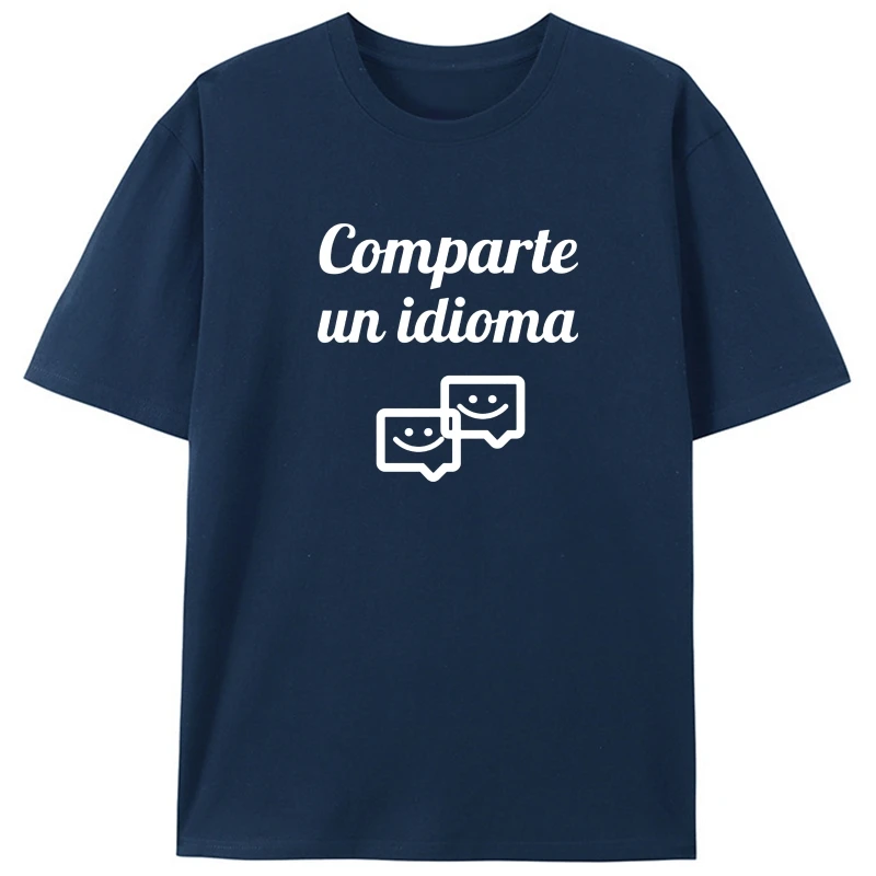 

Men T Shirt Comparte un idioma Women T-Shirt