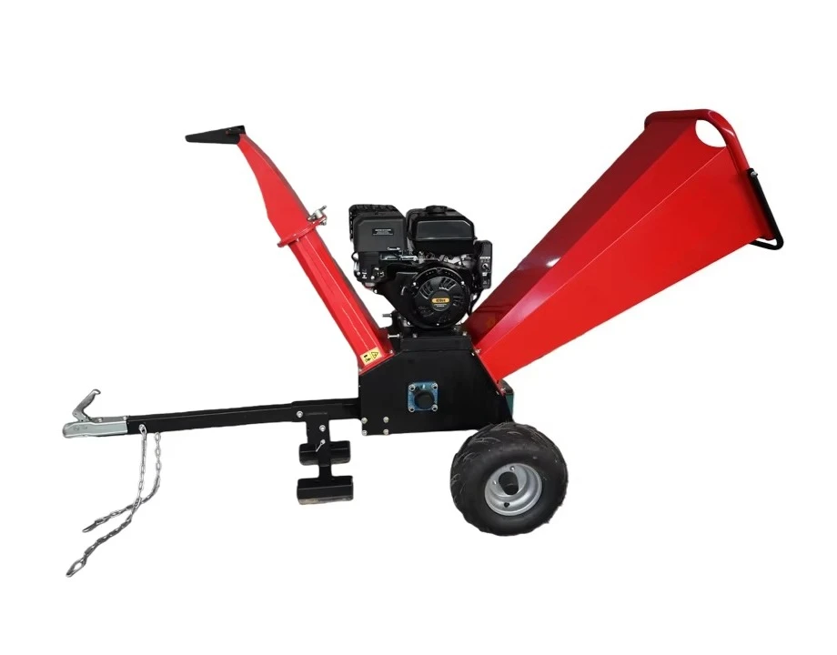 New 15HP Self-Feeding Heavy-Duty Wood Chipper CE EPA Certified Branch Shredder for Farm Garden & Forestry