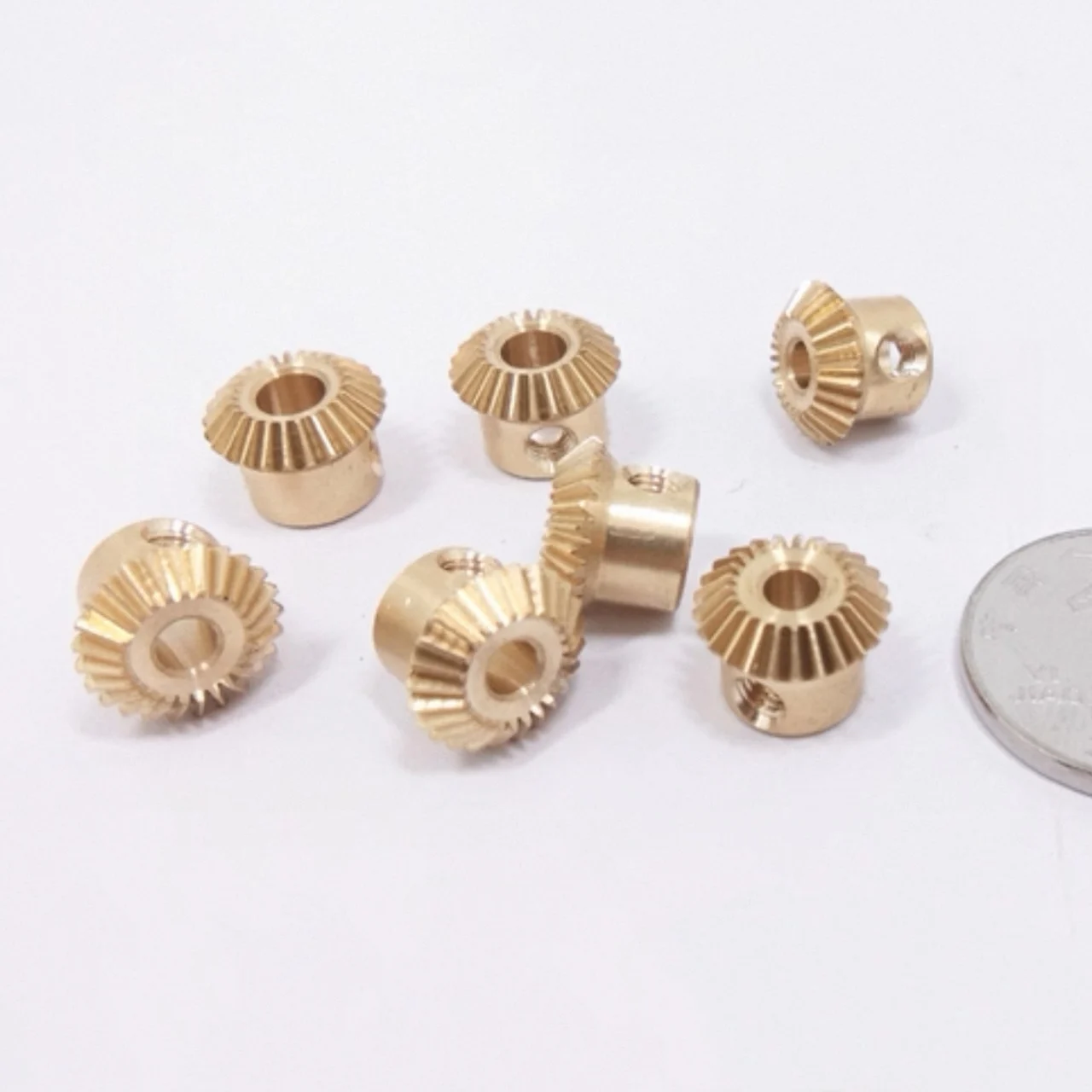 1:1 Bevel Gear Transmission M0.4 15/20/25 Teeth 2/3/4mm 90-Degree for Robots And Automation Equipment