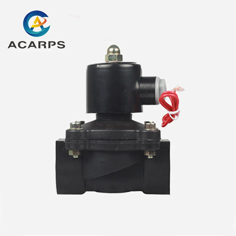 

2" Plastic Motorized Solenoid Valve DN50 Normally Closed AC220V DC24V DC12V For Water Oil Air